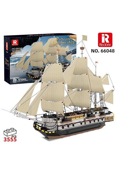 REOBRIX Technic 66048 British Royal Navy Ship Creative Building Block Set (En...