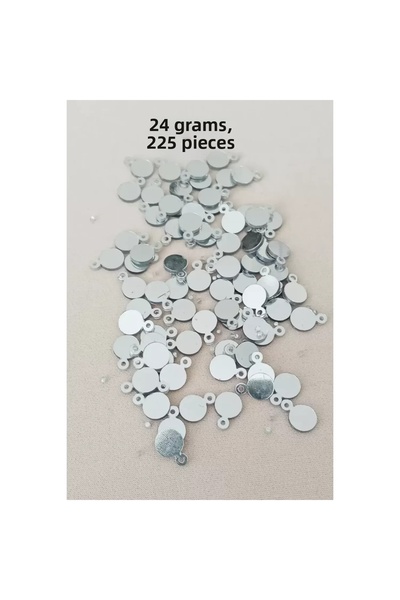 NOVAHAVEN Oya Evening Dress Bracelet Necklace Plexi Metallic Plastic Sequins ...