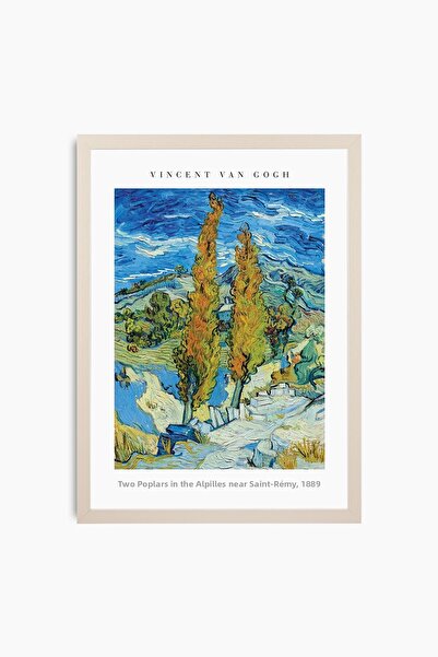 Raven Art Studio Vincent Van Gogh - Two Poplars in the Alpilles Near Saint Ré...