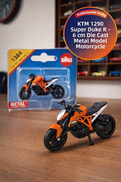 TOYFEST سيكو كيه تي إم 1290 سوبر ديوك آر نموذج معدني لدراجة نارية برتقالية ال...