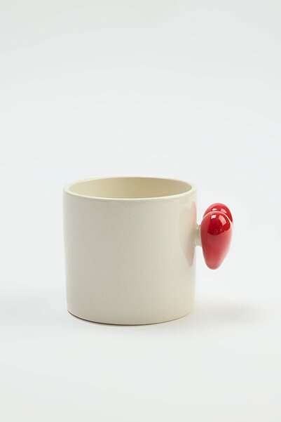 TRENDYOLMİLLA HOME Heart Ceramic Mug 280 Cc Tphss26Up00023
