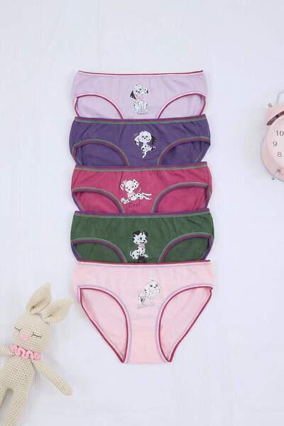TRENDYOLKIDS Multicolored 5-Piece Girls' Underwear