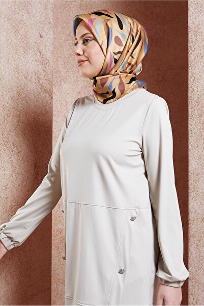 Alvina ALVİNA Μεταξωτό Φουλάρι 18736 - Απλό και κομψό σχέδιο