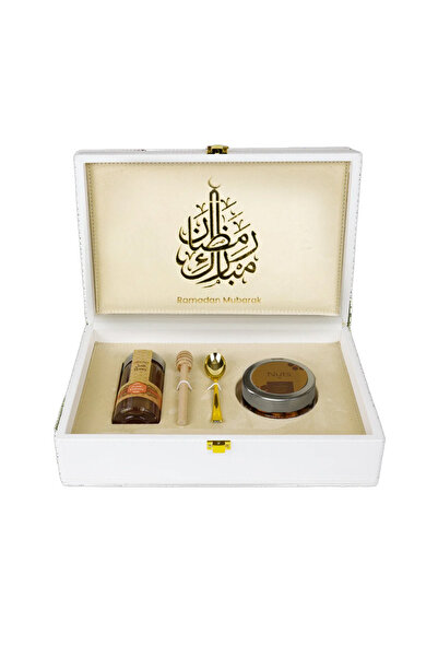 Al Malaky Royal علبة عسل رمضانية من جلد الأبيض، تحتوي على ١٤٠ غرام من السدر ا...