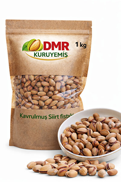DMR KURUYEMİŞ Kavrulmuş Tuzlu Siirt Fıstğı 1 kg.