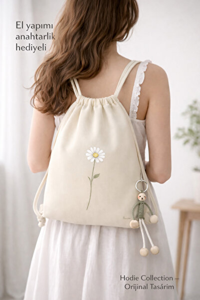 hodie collection Papatya Patterned Ruched Diapers Backpack Thin H Lightweight...