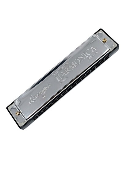 Müzikal Dükkan Lexington HM0316 - 16 Delikli Mızıka Professional Harmonica