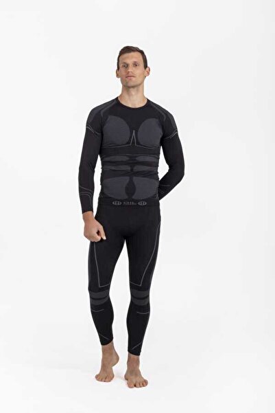 OIL COMPANY Thermal Underwear Top Seamless IIILevel Black