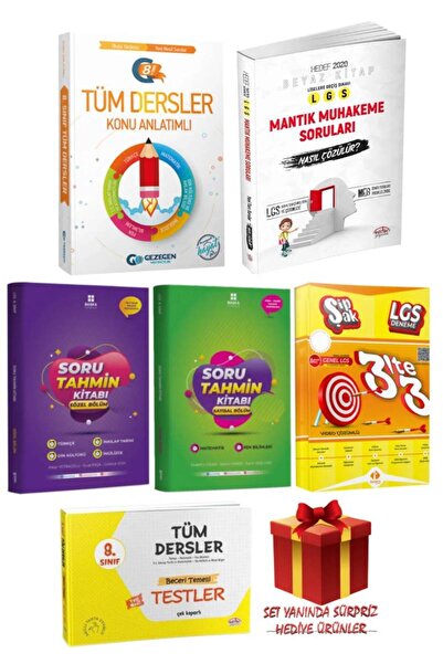 Gezegen Yayıncılık 8. Sınıf Tüm Dersler Konu Anlatımlı+Mantık Muhakeme+Sözel-...
