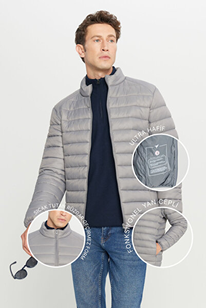 AC&Co / Altınyıldız Classics معطف رجالي مقاوم للرياح ودافئ وخفيف الوزن للغاية...