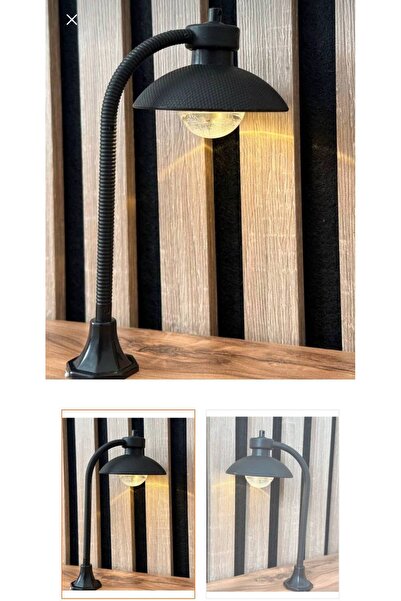 mykhediyevesanatatölyesi Sokak Lambası 1 Adet Teraryum Obje Minyatür Obje Işı...