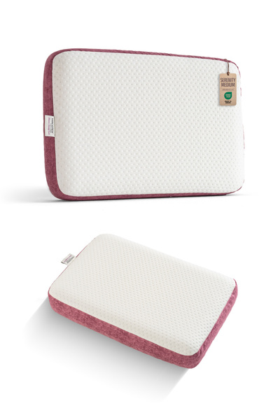 VİSCOTEX Medium Serenity Boyun Destekli Visco Ortopedik Yastık 65x43x12cm Boy...