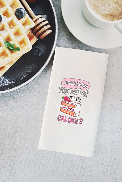 PEKSHOP Presentation Napkin Count Memories Not the Calories Talking Paper Napkin