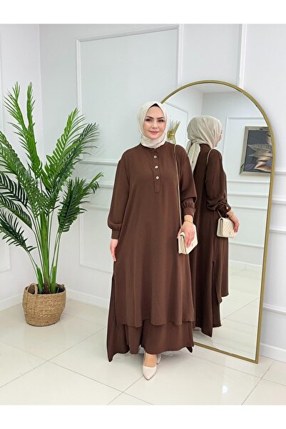 VALENS BOUTİQUE Σετ Τζιντζεράκι με φαρδύ παντελόνι και τουνίκ Nursema