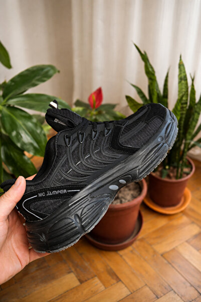 Marco Jamper Erkek Denye Siyah Spor Ayakkabı