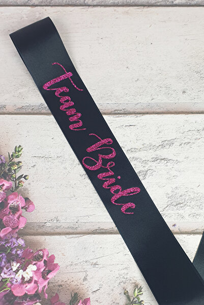 PEKSHOP Ζώνη Team Bride, Ζώνη Bachelorette με γκλίτερ