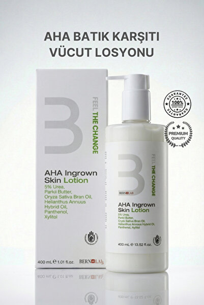 BERN Cosmetic Bern+Lab AHA Ingrown Skin Lotion-AHA Batık Kıl Losyonu - Batık ...