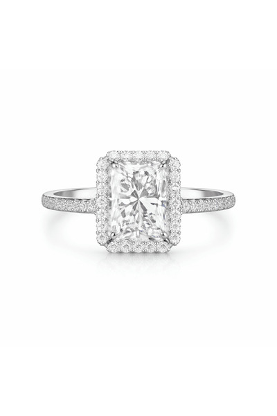 Pursehuit Inel argintiu, cu pietre de zirconiu, Clementina C20 - 8 (circumfer...