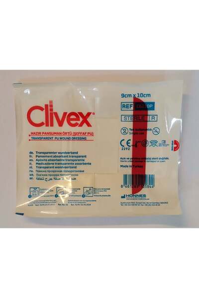 CLİVEX HAZIR PANSUMAN ÖRTÜ ŞEFFAF PU 10 ADET