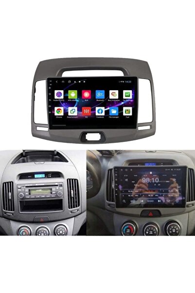 Generic شاشة سيارة أندرويد لهيونداي إلنترا موديل 2006 إلى 2011 مع كاربلاي وأن...