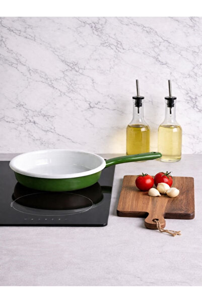 Elifle Emaye Sos Tavası Kaserol Sosluk Yeşil