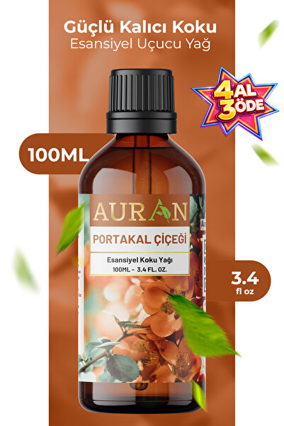 AURAN Portakal Çiçeği Esansiyel Uçucu Koku Yağı Difüzör Esansı Buhurdanlık Ya...