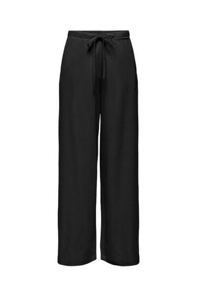 ONLY Onlsakura Loose Pull up Black Women's Pants 15366882