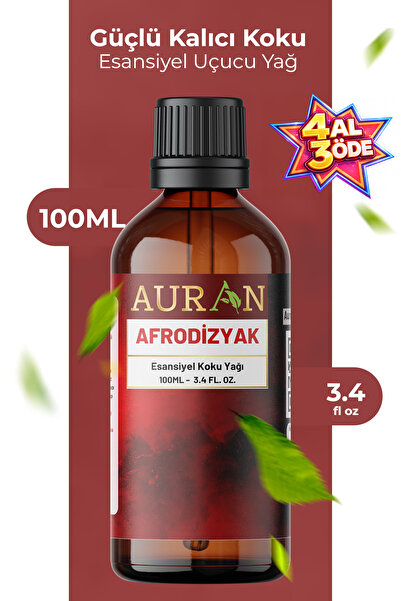 AURAN Afrodizyak Esansiyel Uçucu Koku Yağı Difüzör Esansı Buhurdanlık Yağı Ar...