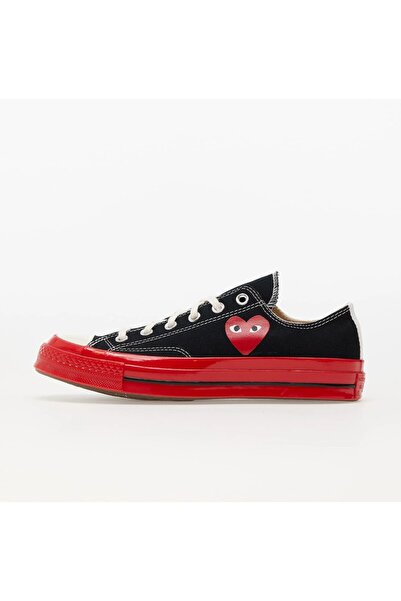 Converse Chuck Taylor All Star 70 Ox Comme des Garçons PLAY Negru Roșu Talpă ...