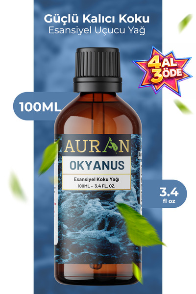 AURAN Okyanus Esansiyel Uçucu Koku Yağı Difüzör Esansı Buhurdanlık Yağı Aroma...