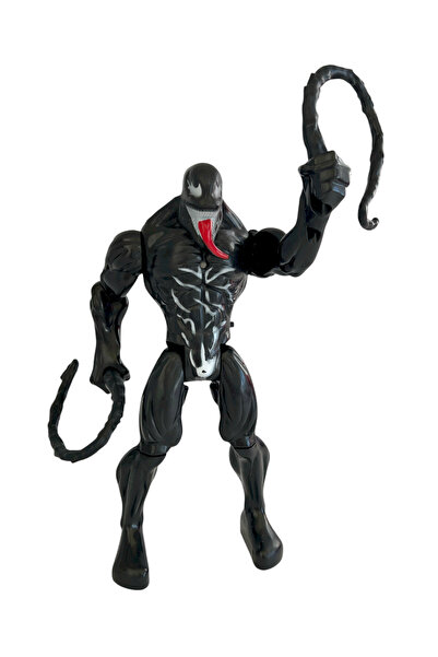 UDATOYS Venom Örümcek Adam Oyuncak Spider Man Karakter Siyah 17CM