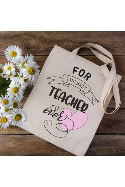 PEKSHOP Для найкращого вчителя в світі День вчителя Сумка через плече Тканинн...