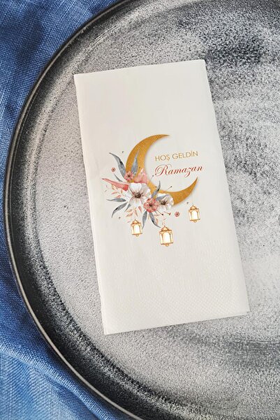 PEKSHOP Welcome Ramadan Talking Napkin Presentation Napkin