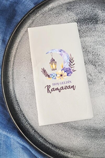 PEKSHOP Welcome Ramadan Talking Napkin Presentation Napkin