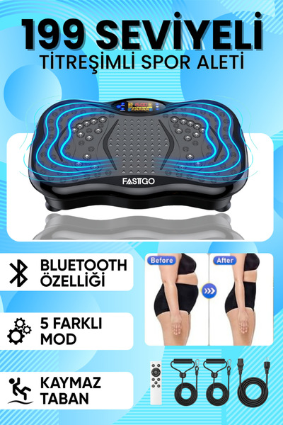 FASTGO Titreşimli Egzersiz Aleti Tüm Vücut Egzersizi Kilo Kaybı için Egzersiz...