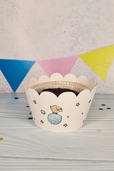 PEKSHOP Küçük Prens Konsepti Cupcake Sargısı 10'lu Küçük Prens Konsept Doğum ...