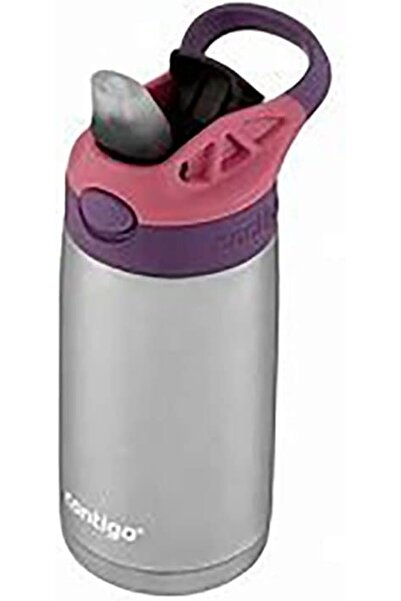 Contigo زجاجة مياه للأطفال من الفولاذ المقاوم للصدأ مع شفاطة أوتوماتيكية بتصم...