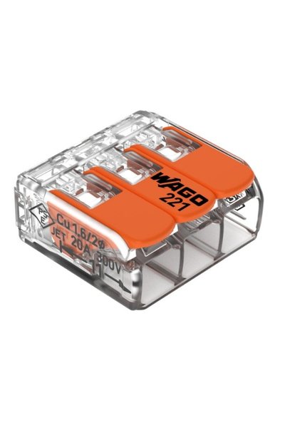 WAGO 221-413 Buat Ve Çok Amaçlı Klemens