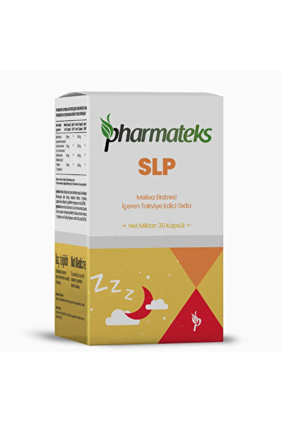 Pharmateks Slp Melisa Ekstresi Içeren Takviye Edici Gıda 30 Kapsül