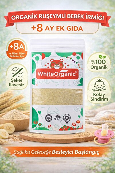 White Organic Organik Ruşeymli Bebek İrmiği +8 Ay