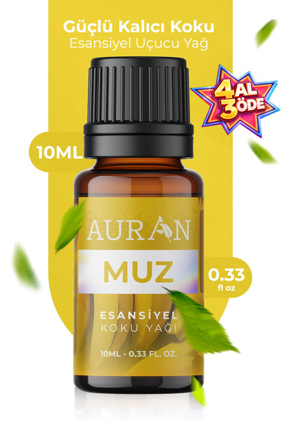 AURAN Muz Esansiyel Uçucu Koku Yağı Ortam Kokusu Doğal Yağ Sihirli Küre Hobi ...