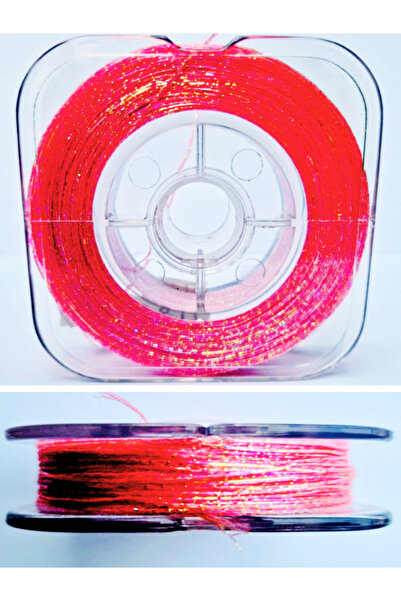 Hazır Çapari Kombini Boru Sim Ultraviyole Uv Neon Pembe Makarada