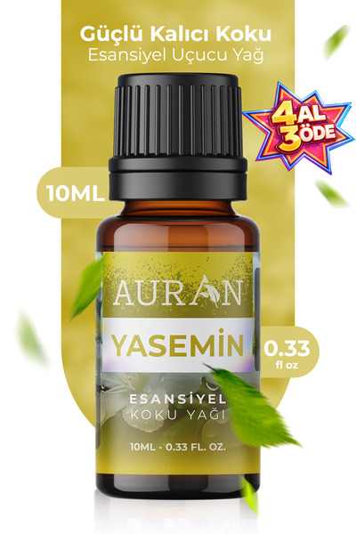 AURAN Yasemin Esansiyel Uçucu Koku Yağı Difüzör Esansı Buhurdanlık Yağı Aroma...