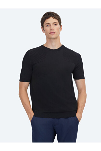 Kip تريكو أسود محبوك عادي