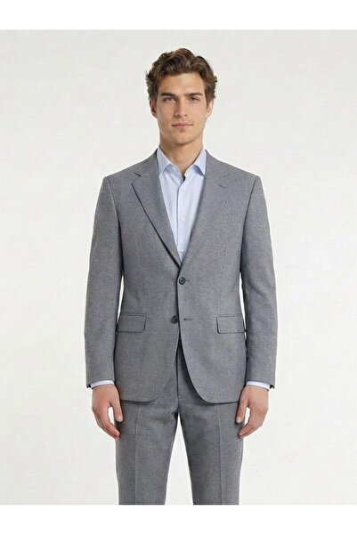 Kip بدلة رمادية سادة