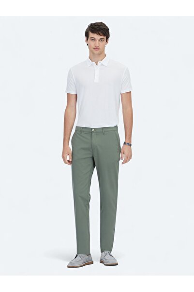 Kip Haki Dokuma Слім-фіт повсякденні штани