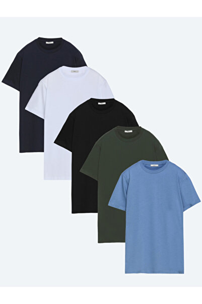 Kip Багатоколірний 5-пакетний футболка з 100% бавовни