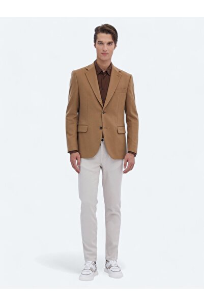 Kip Erkek Düz Dokuma Ceket