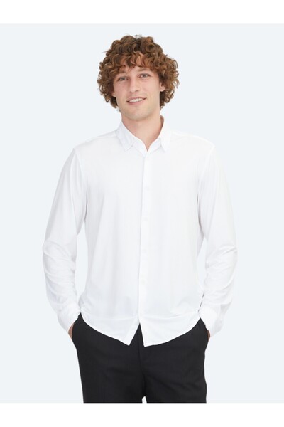 Kip Біла сорочка Regular Fit Casual