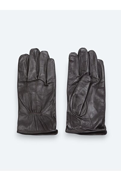 Kip Koyu Kahve Eldiven